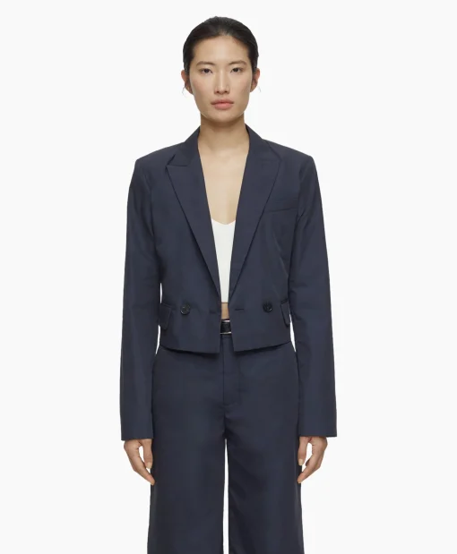 Closed Blazer Fitted Blauw*Dames Blazers