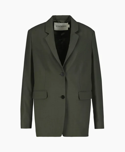 Closed Blazer Lola Groen*Dames Blazers