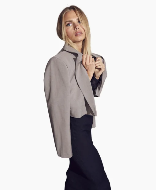 Co'couture Co'Couture Blazer Vidacc Crop Midden Bruin*Dames Blazers