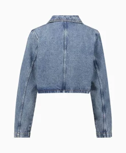 Co'couture Co'Couture Jack Vika Crop Blauw*Dames Jassen