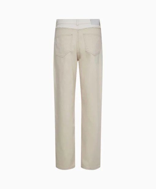 Co'couture Co'Couture Jeans Flash Long Blockoff White*Dames Broeken
