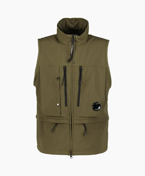 Cp Company Bodywarmer Cp Shell Utility Groen*Heren Jassen