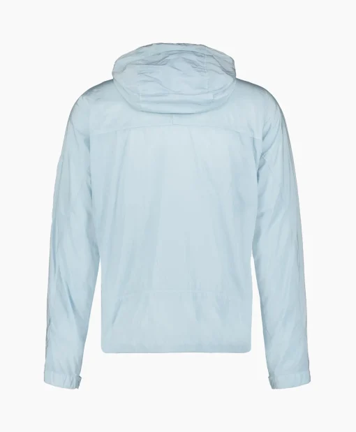 Cp Company Jack Chrome R Hooded Licht Blauw*Heren Jassen