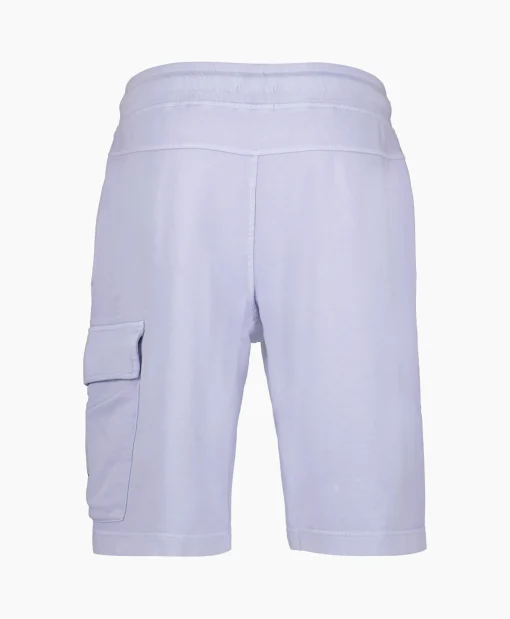 Cp Company Korte Broek Short Fleece Cargo Lila*Heren Broeken