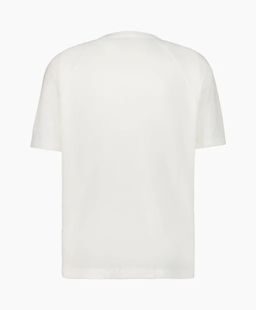 Cp Company Sweater Sponge Fleece Short Sleeved Wit*Heren Truien