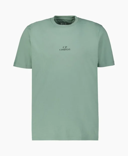 Cp Company T-Shirt Jersey Graphic Licht Groen*Heren T-Shirts