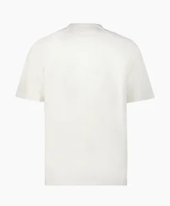 Cp Company T-Shirt Metropolis Jersey Logo Wit*Heren T-Shirts