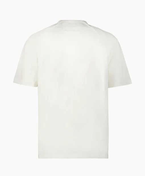 Cp Company T-Shirt Metropolis Jersey Logo Wit*Heren T-Shirts