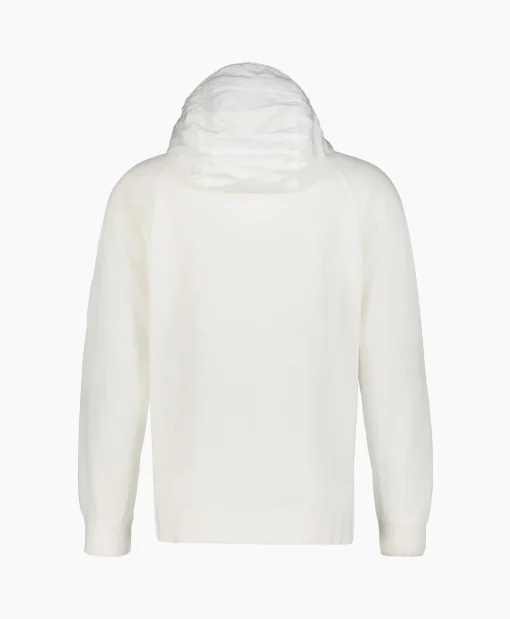 Cp Company Vest Cotton Mixed Hooded Knit Wit*Heren Vesten