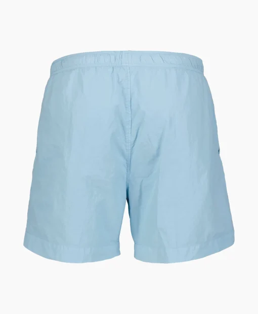 Cp Company Zwembroek Flatt Nylon Utility Licht Blauw*Heren Zwembroeken