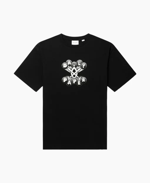 Daily Paper T-Shirt Korte Mouw Omar Zwart*Heren T-Shirts