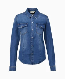 D'arc D'Arc Blouse Campo Blauw*Dames Blouses
