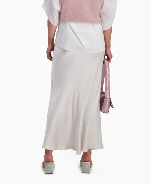 D'arc D'Arc Midi Rok Padova Beige*Dames Rokken