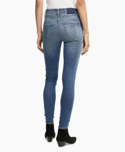 Denham Jeans Azumi Fmmb Off White*Dames Broeken