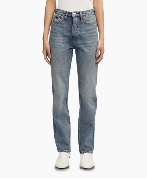 Denham Jeans Suki Ab Off White*Dames Broeken