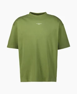 Drole De Monsieur T-Shirt Korte Mouw Slogan Khaki*Heren T-Shirts
