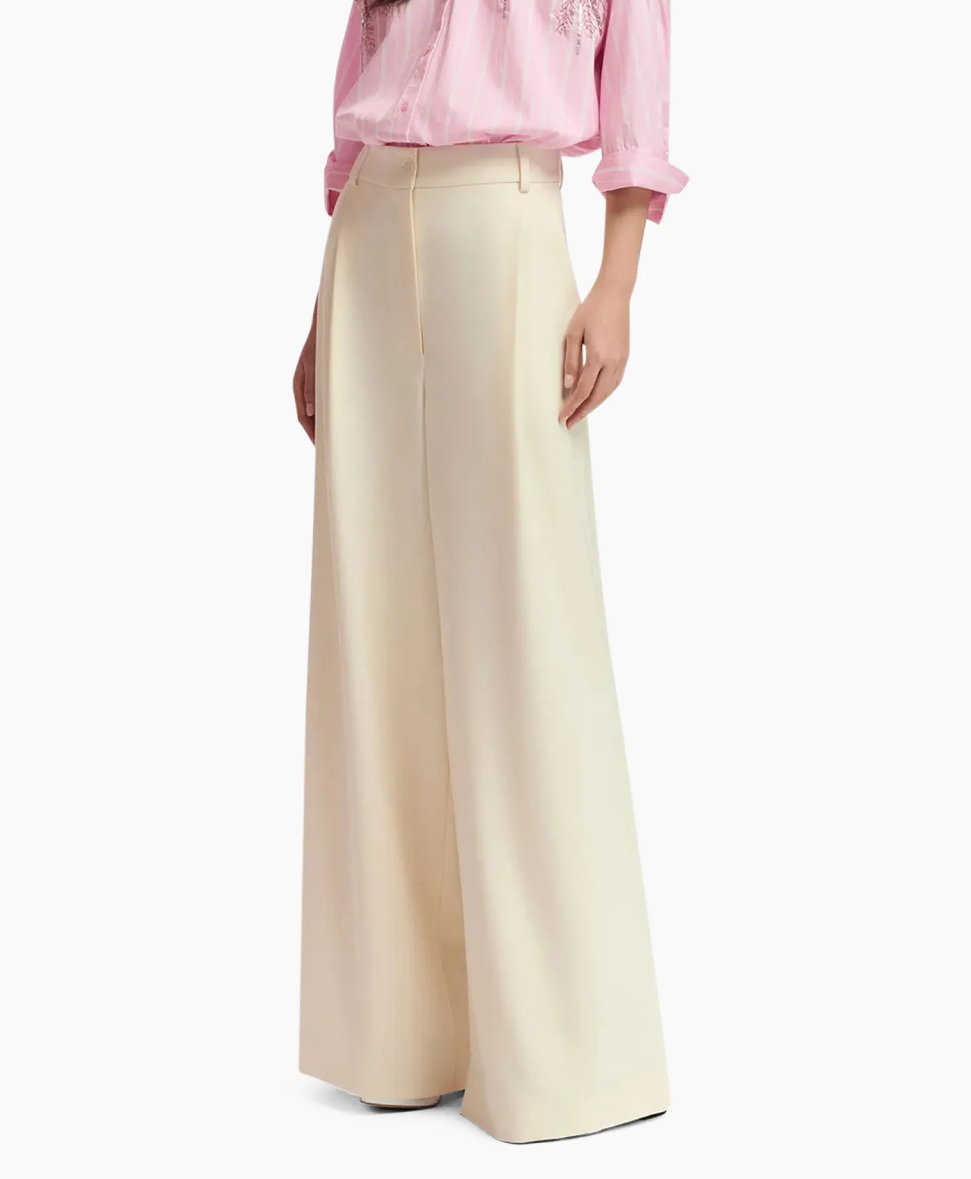 Essentiel Antwerp Broek Follow Off White*Dames Broeken