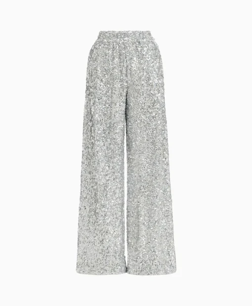 Essentiel Antwerp Pantalon Fences Zilver*Dames Broeken
