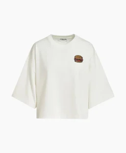 Essentiel Antwerp T-Shirt Korte Mouw Fuente Off White*Dames T-Shirts & Tops