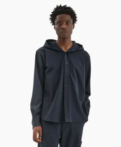 Flâneur Flaneur Hoodie Atelier Zwart*Heren Truien