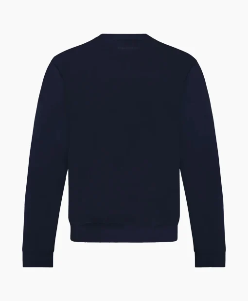 Flâneur Flaneur Sweater Signature Donker Blauw*Heren Truien