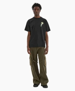 Flâneur Flaneur T-Shirt Korte Mouw Tortuous Zwart*Heren T-Shirts