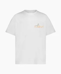 Flâneur Flaneur T-Shirt Korte Mouw Passage Of Time Wit*Heren T-Shirts