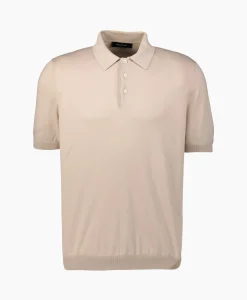 Gran Sasso Polo 43110/29401 Beige*Heren Polo's