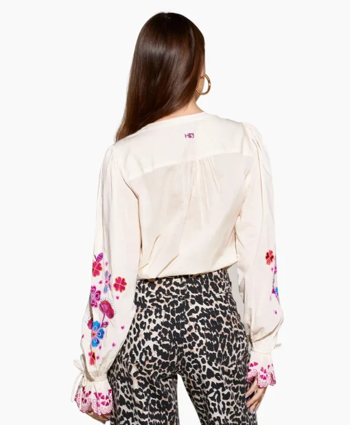 Harper & Yve Harper & Yve Blouse Haily-Ls Off White*Dames Blouses