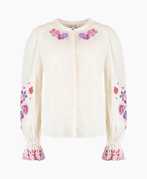 Harper & Yve Harper & Yve Blouse Haily-Ls Off White*Dames Blouses