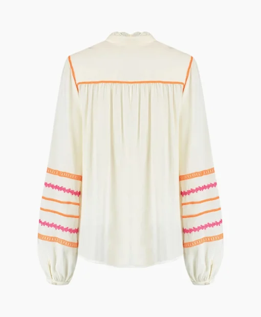 Harper & Yve Harper & Yve Blouse Taylor-Ls Off White*Dames Blouses