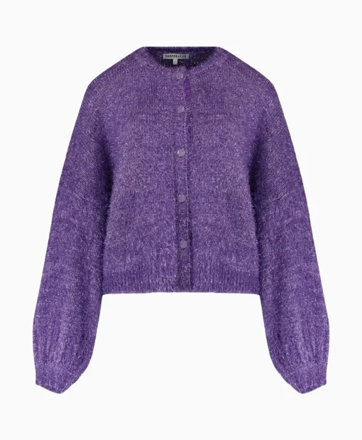 Harper & Yve Harper & Yve Vest Rika-Ca Paars*Dames Vesten