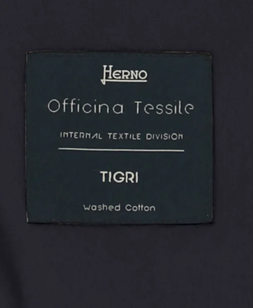 Herno Jack Field Capo Lavato Blauw*Heren Jassen