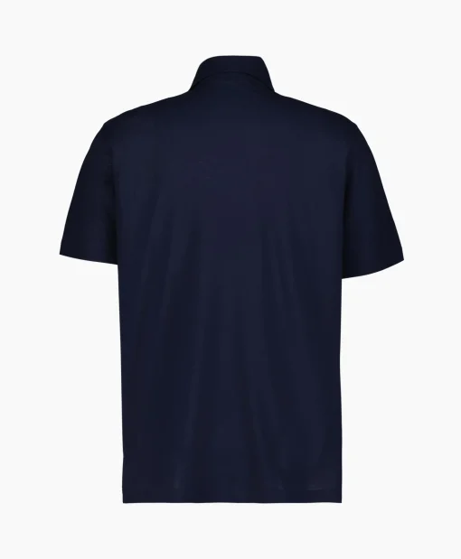 Herno Polo Knitted Blauw*Heren Polo's
