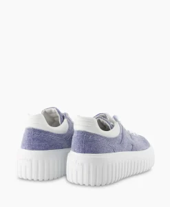 Hogan Sneaker H-Stripes Blauw*Dames Sneakers