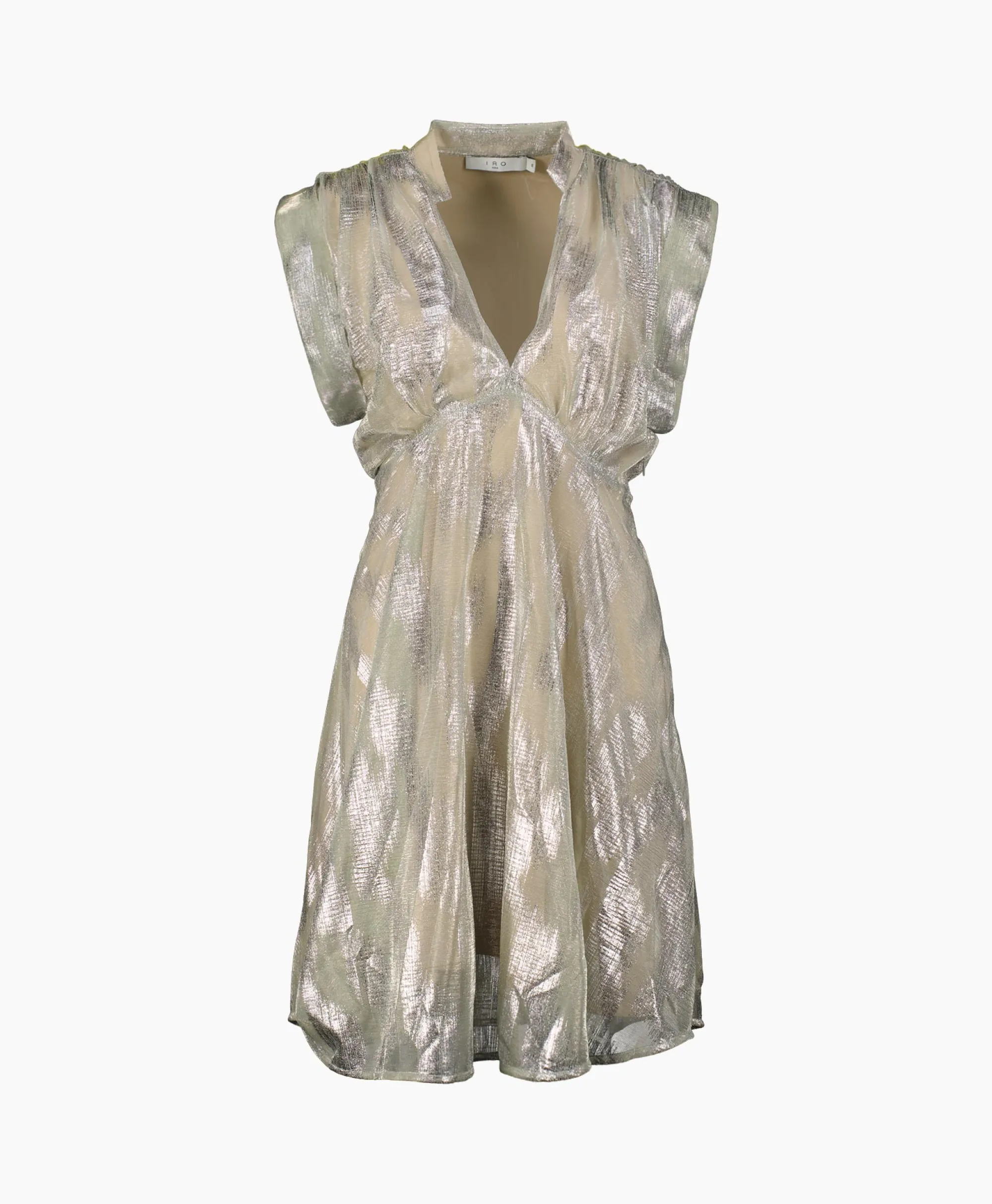 Iro Mini Jurk Brandi Zilver*Dames Jurken