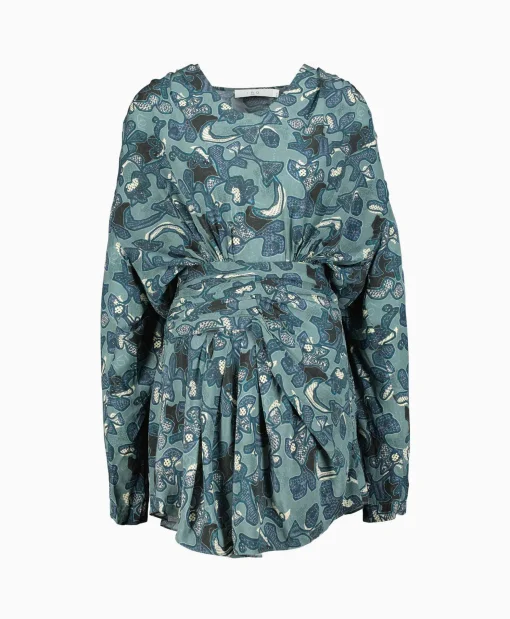 Iro Mini Jurk Fontana Blauw*Dames Jurken