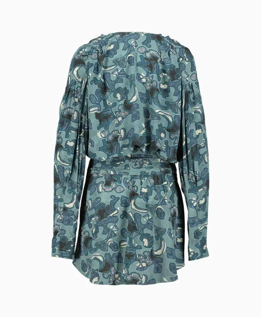 Iro Mini Jurk Fontana Blauw*Dames Jurken