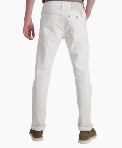 Jacob Cohen Jeans 5 Pkt Slim Fit Bard Wit*Heren Broeken