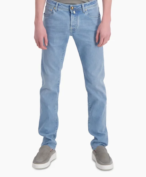 Jacob Cohen Jeans 5 Pkt Super Slim Fit Nick Blauw*Heren Broeken