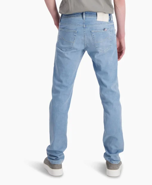 Jacob Cohen Jeans 5 Pkt Super Slim Fit Nick Blauw*Heren Broeken