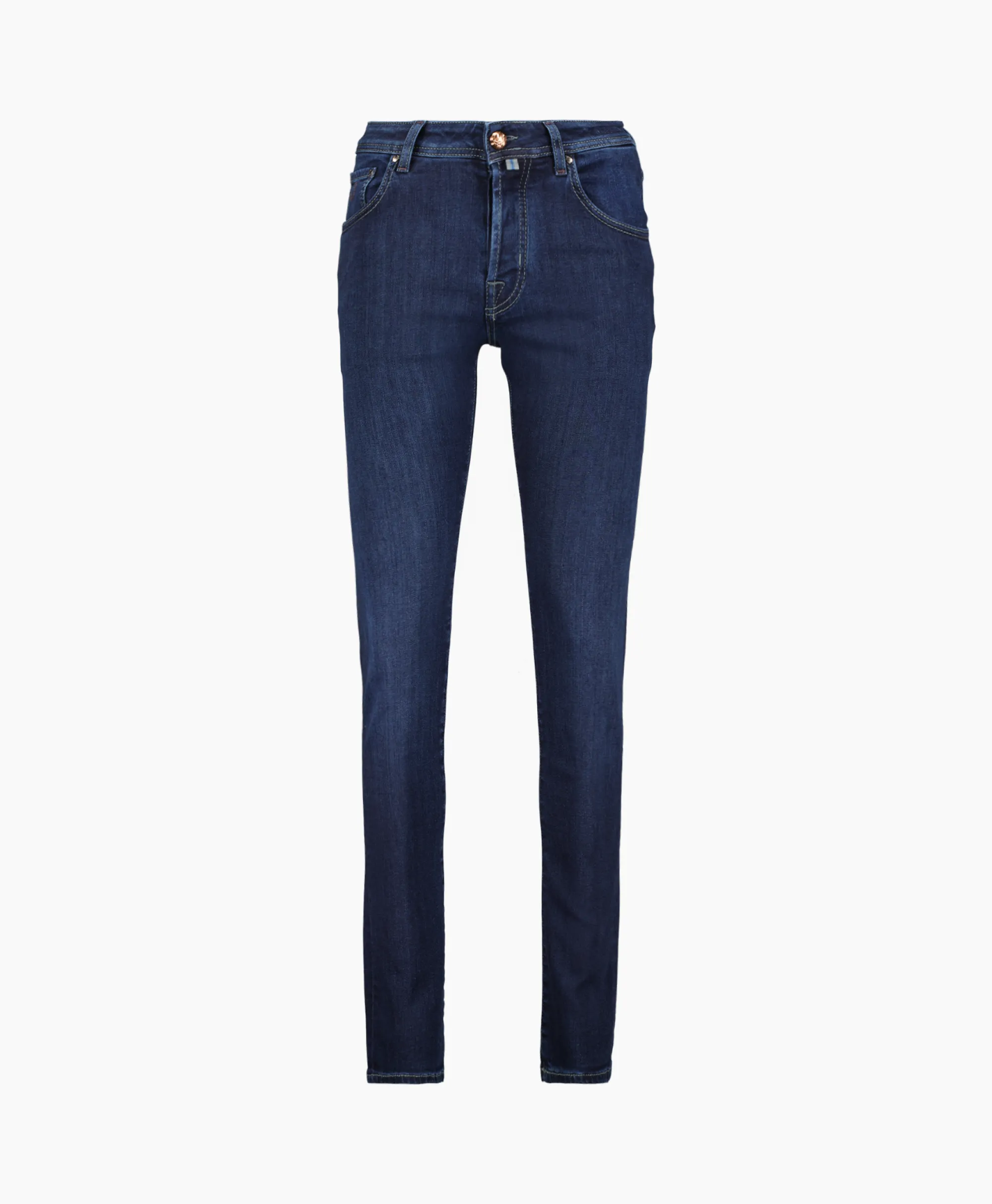 Jacob Cohen Jeans 5-Pocket Nick Slim Donker Blauw*Heren Broeken