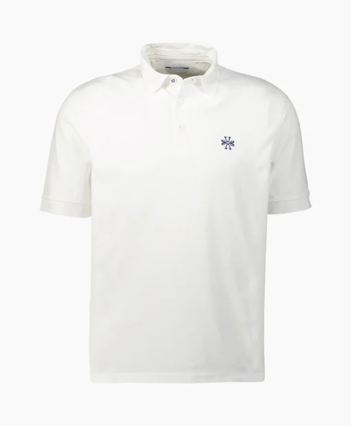 Jacob Cohen Polo M/C Dettagli Con Popeline Wit*Heren Polo's