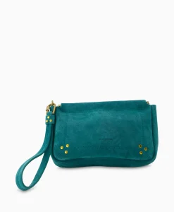 Jérôme Dreyfuss Jerome Dreyfuss Clutch Clap M Groen*Dames Tassen