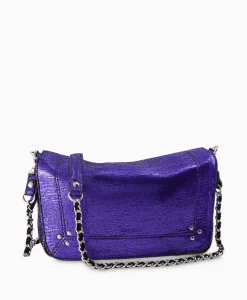 Jérôme Dreyfuss Jerome Dreyfuss Crossbody Tas Bobi S Paars*Dames Tassen