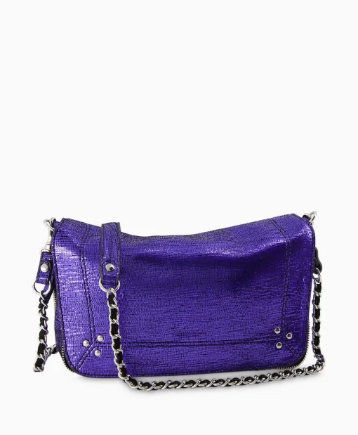 Jérôme Dreyfuss Jerome Dreyfuss Crossbody Tas Bobi S Paars*Dames Tassen