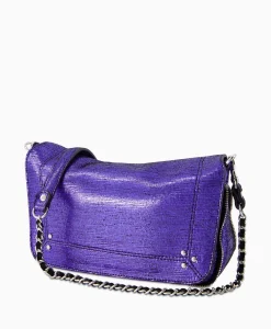 Jérôme Dreyfuss Jerome Dreyfuss Crossbody Tas Bobi S Paars*Dames Tassen