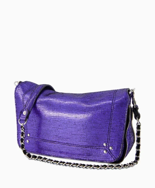 Jérôme Dreyfuss Jerome Dreyfuss Crossbody Tas Bobi S Paars*Dames Tassen