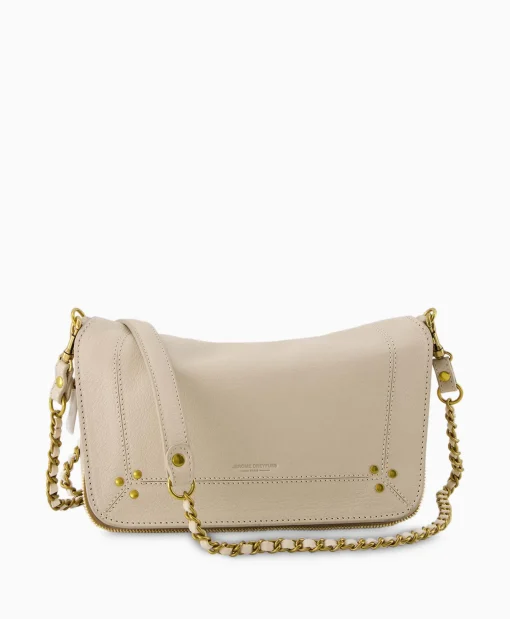 Jérôme Dreyfuss Jerome Dreyfuss Crossbody Tas Bobi S Ecru*Dames Tassen