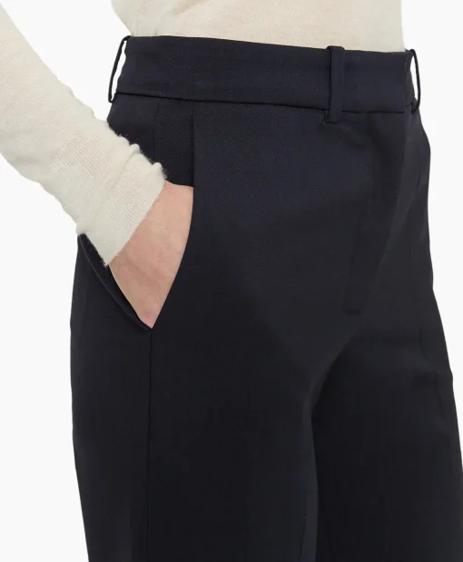 Joseph Pantalon Morissey Tailor Wool Donker Blauw*Dames Broeken